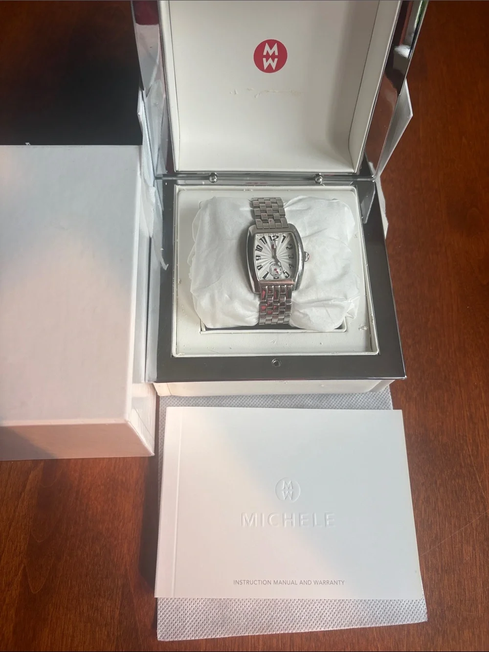 Michele Mini Urban Swiss Diamond Dial Watch